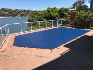 pool cover heated pool